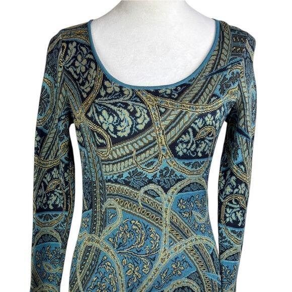 Peruvian Connection NWT Kashmiri 100% Pima Cotton Knit Long Sleeve Sweater Dress - Picture 10 of 14